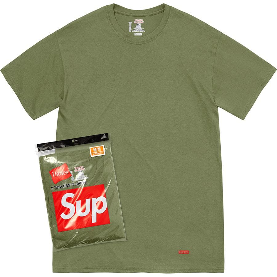 Supreme®/hanes® Tagless Tees (2 Pack) release photo 1