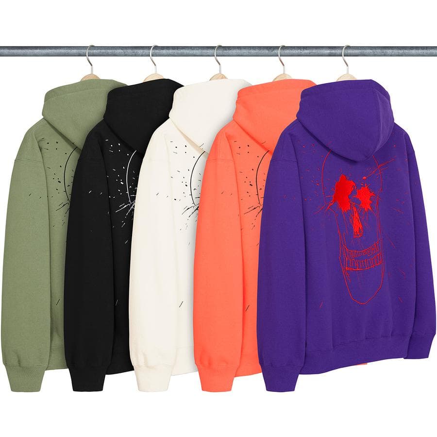 Ralph Steadman Skull Hooded Sweatshirt release photo 1