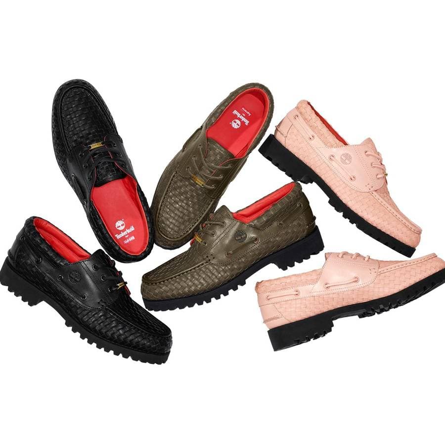 Supreme/timberland Woven 3-eye Lug Shoe release photo 1