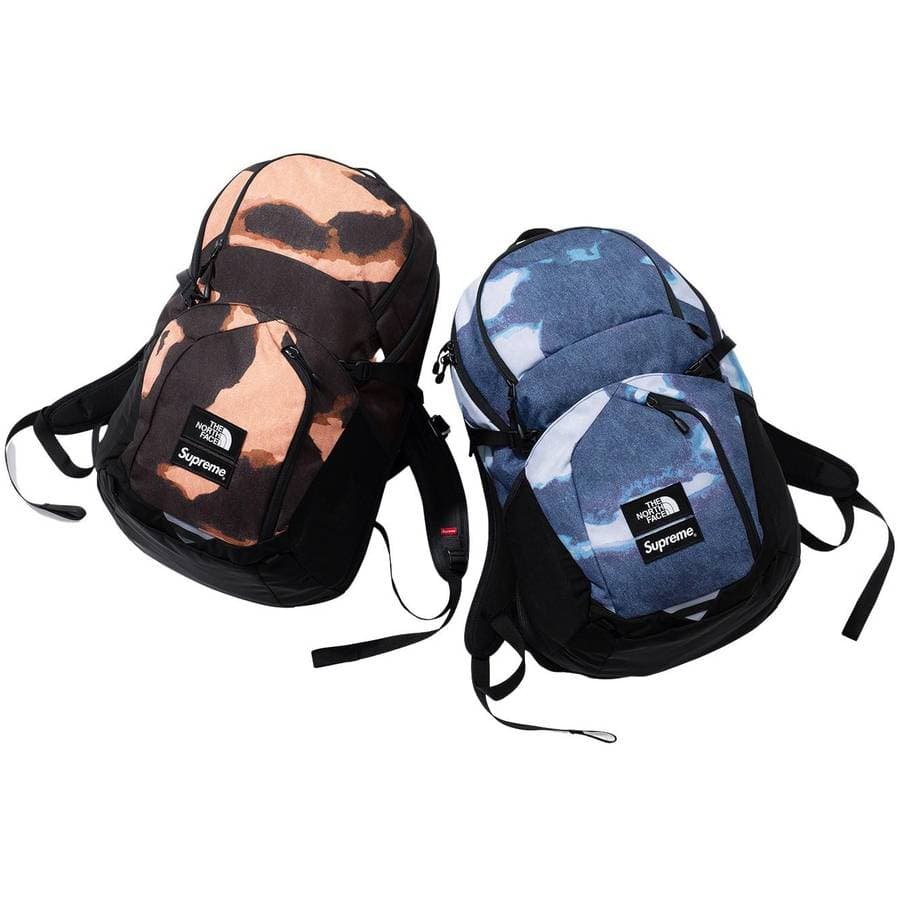 Supreme®/the North Face® Bleached Denim Print Pocono Backpack release photo 1