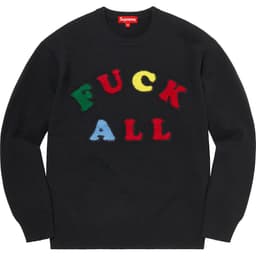 Supreme Jamie Reid Fuck All Sweater release thumbnail 2