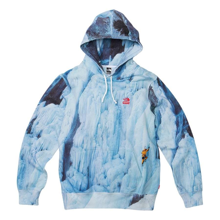 Supreme®/The North Face® Ice Climb Hooded Sweatshirt release photo 1