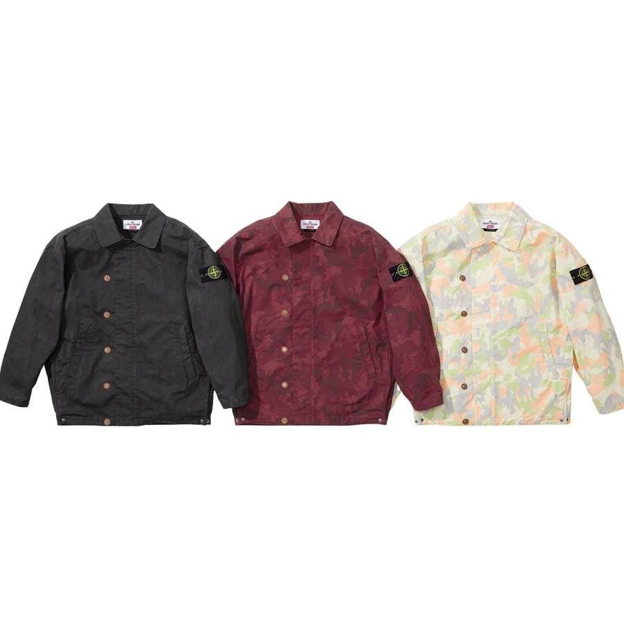 Supreme®/stone Island® Reactive Ice Camo Ripstop Jacket release photo 1