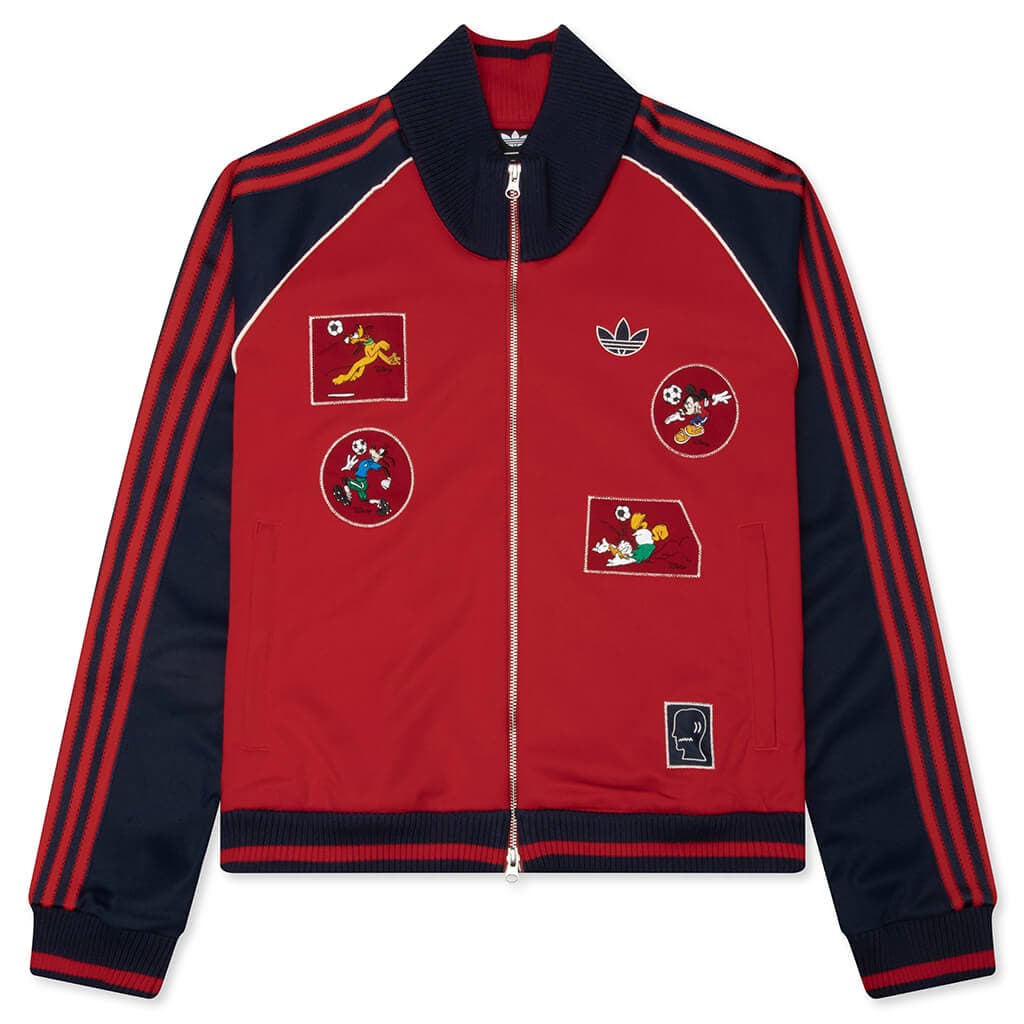 Adidas Originals x Brain Dead by Disney Track Top - Better Scarlet adidas release photo
