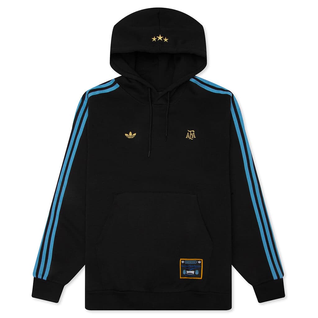 Adidas x Thrasher x AFA Argentina Hoodie - Black adidas release photo