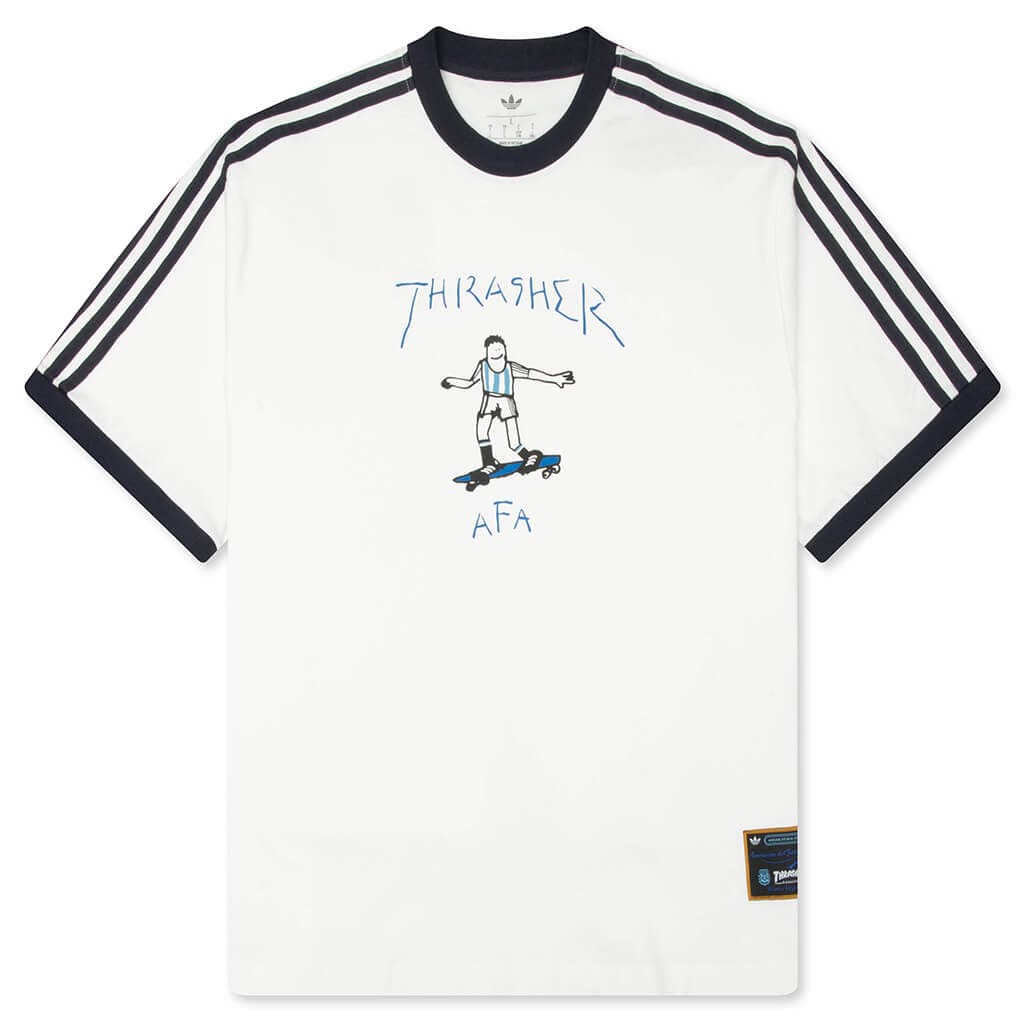 Adidas x Thrasher x AFA Argentina Tee 1 - Core White adidas release photo
