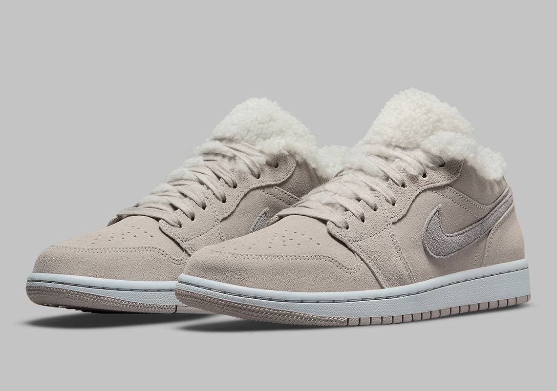 Air Jordan 1 Low "Sherpa Fleece" Jordan release photo