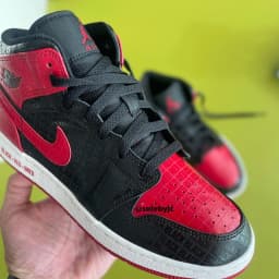 Air Jordan 1 Mid GS “Bred” release thumbnail 21