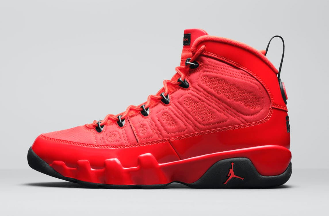 Air Jordan 9 “Chile Red” Jordan release photo