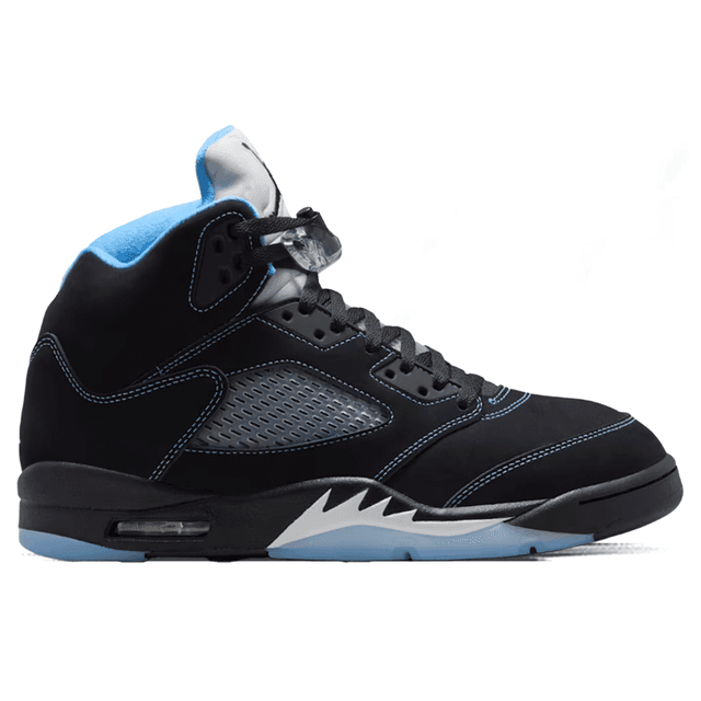 Air Jordan 5 Retro 'Black Carolina' - Black/Multi Jordan release photo