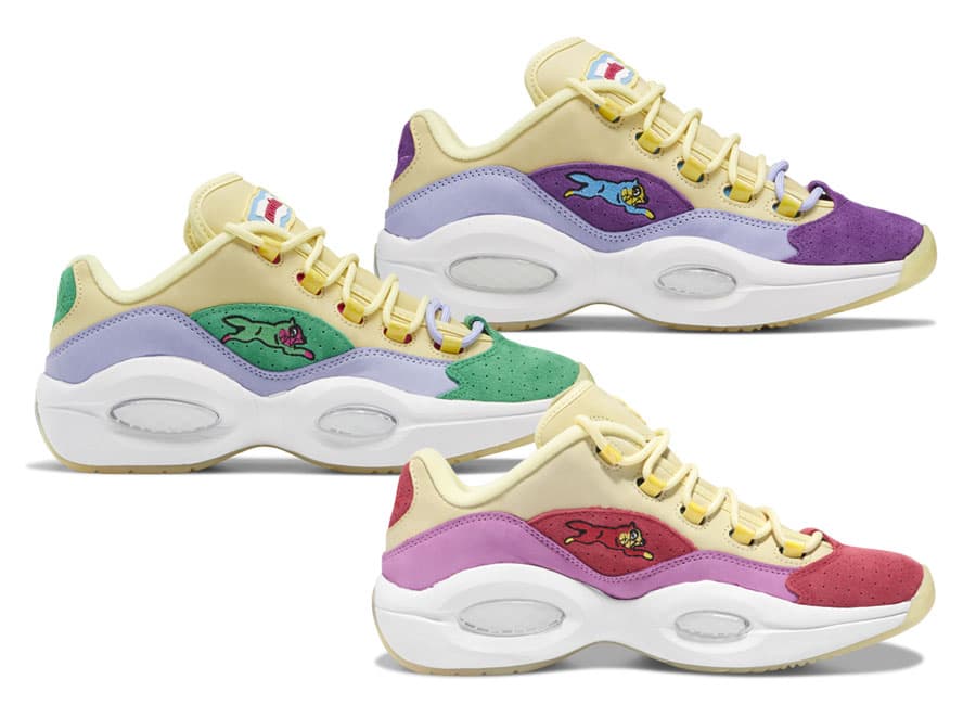 BBC Ice Cream x Reebok Question Low “Running Dog” release photo