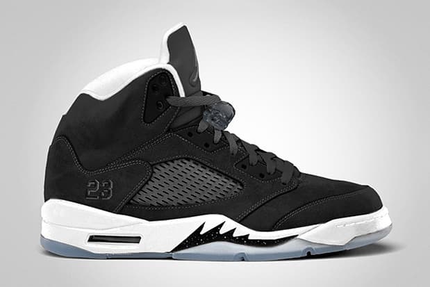 Air Jordan 5 - Black/White-Speckle Jordan release photo