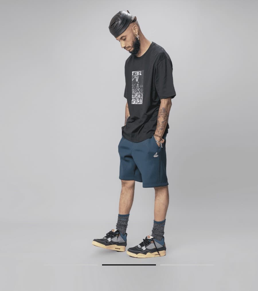 Jordan X Union LA | Dunk Short Sleeved Tee release photo 2