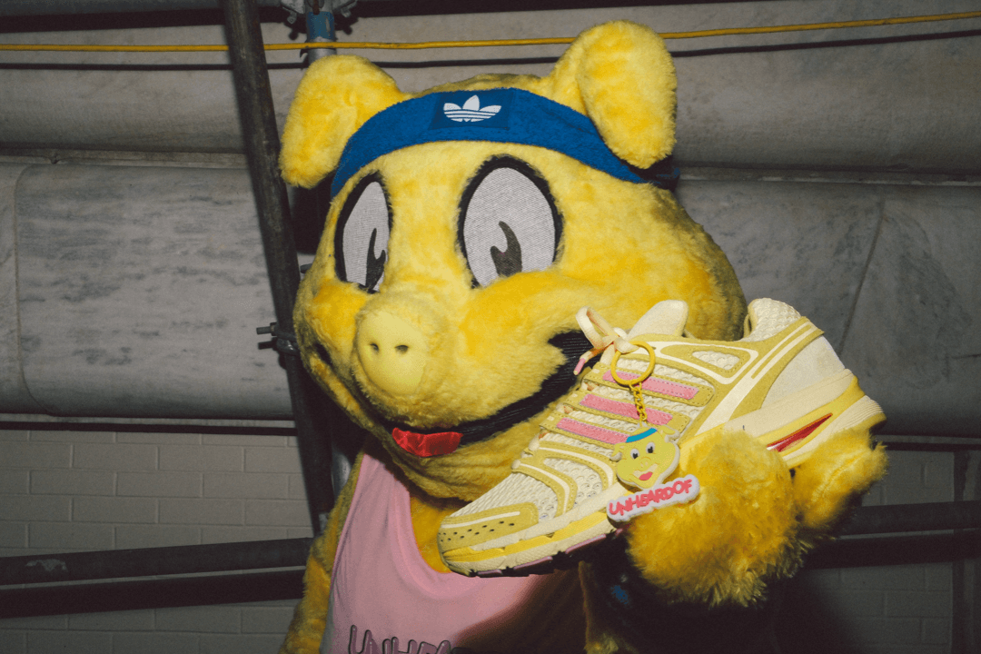 Unheardof x adidas Adistar Control 5 "Cheeseburger Piggy Runner" adidas release photo