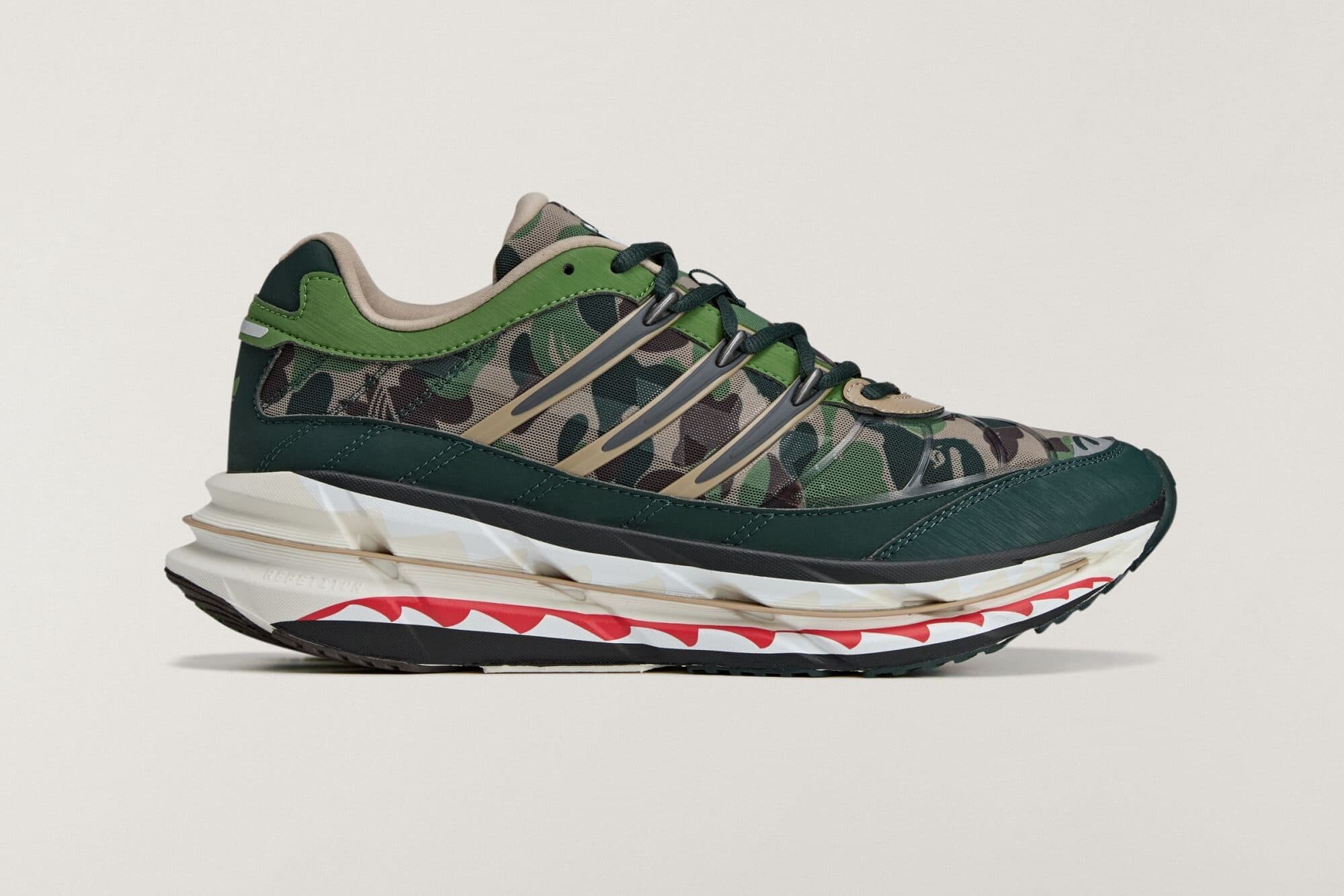 BAPE x adidas Adistar HRMY World Cup Pack "Green Camo" adidas release photo