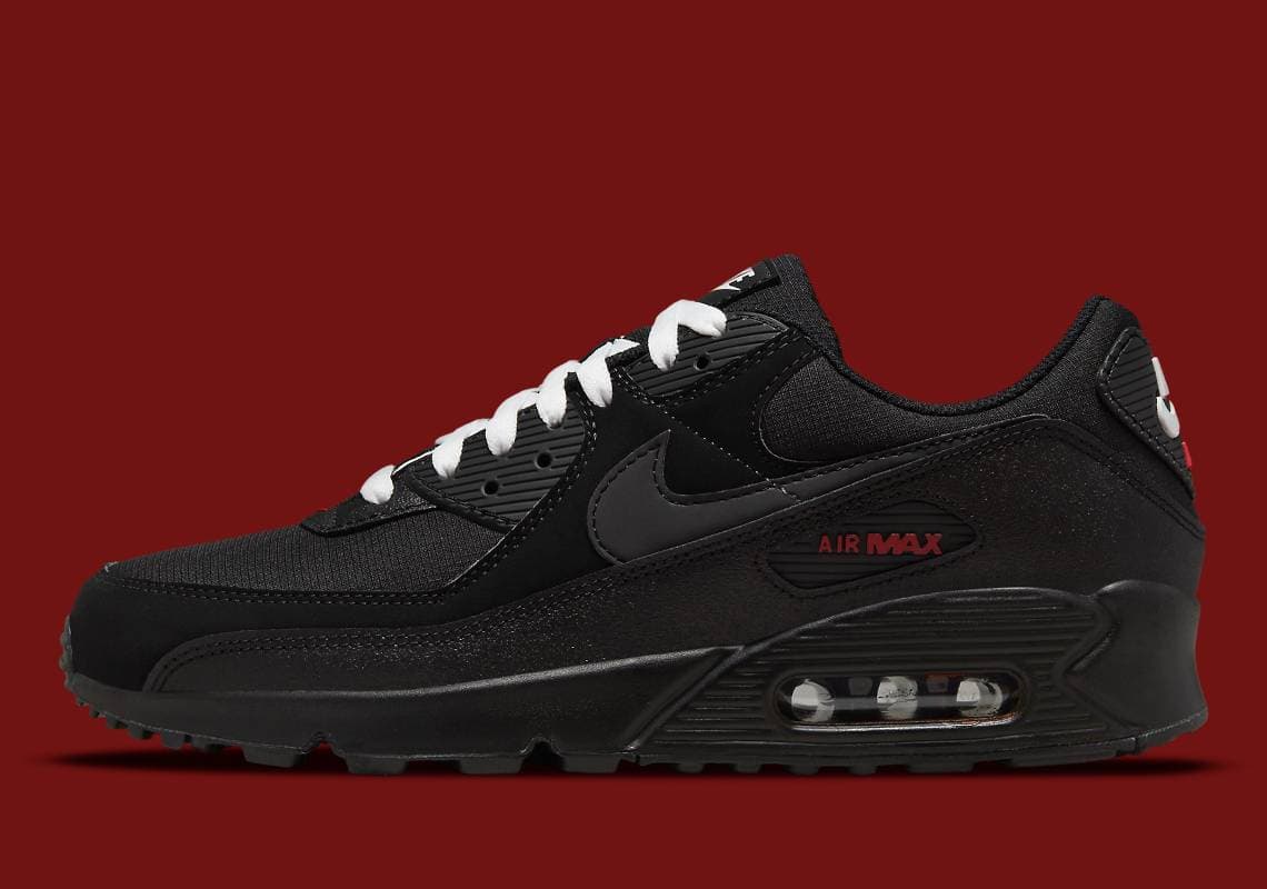 Nike Air Max 90 "Black/Red/White" Nike release photo