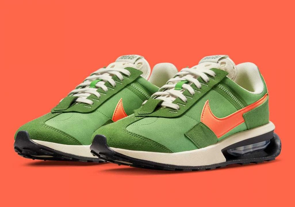 Nike Air Max Pre-Day "Olive Green/Orange" Nike release photo