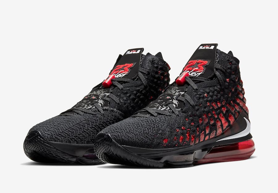Nike LeBron 17 “Infrared” Nike release photo
