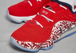 Nike LeBron 17 “Graffiti Fire Red” release thumbnail 13