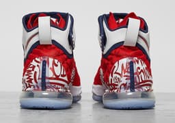 Nike LeBron 17 “Graffiti Fire Red” release thumbnail 15