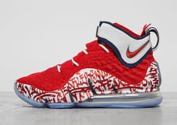 Nike LeBron 17 “Graffiti Fire Red” release thumbnail 11