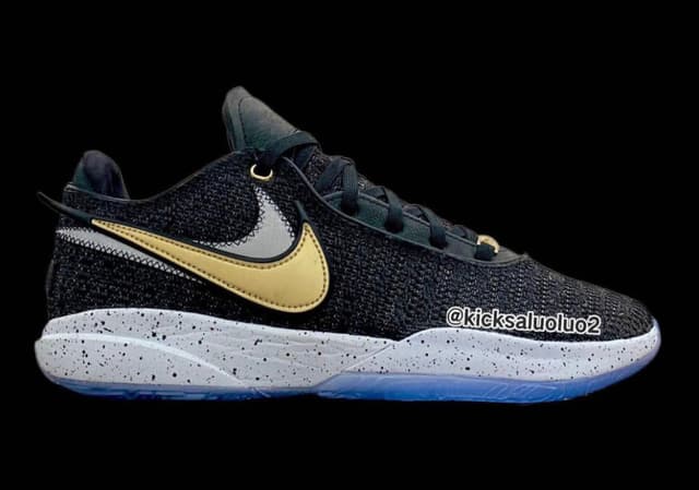 Nike LeBron 20 “Black/Gold” Nike release photo