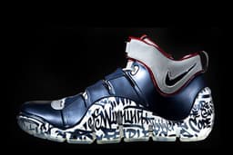 Nike LeBron 17 “Graffiti Cold Blue” release thumbnail 1