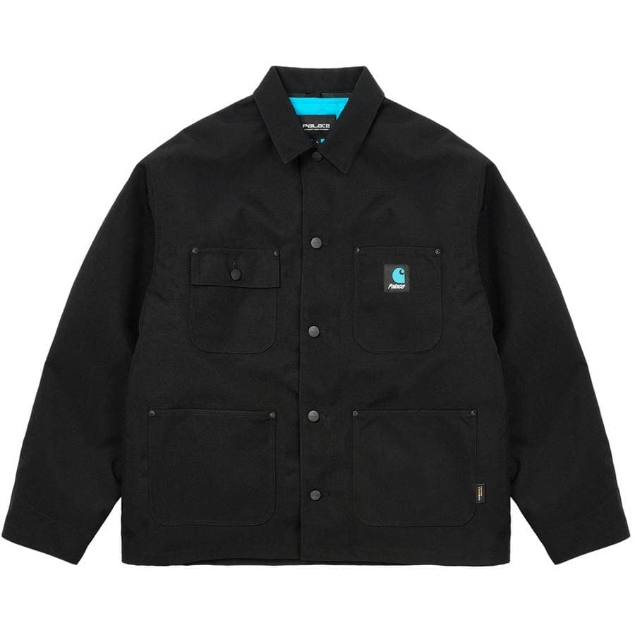 Palace Carhartt Wip Chore Coat Black release photo