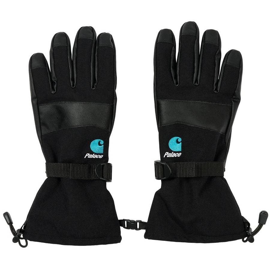 Palace Carhartt Wip Duty Glove Black release photo