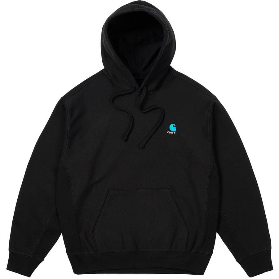 Palace Carhartt Wip Hood Black release photo