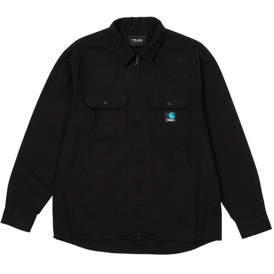Palace Carhartt Wip Milford Shirt Black release photo
