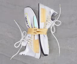 Pharrell x adidas NMD Hu “Dash Green” release thumbnail 4