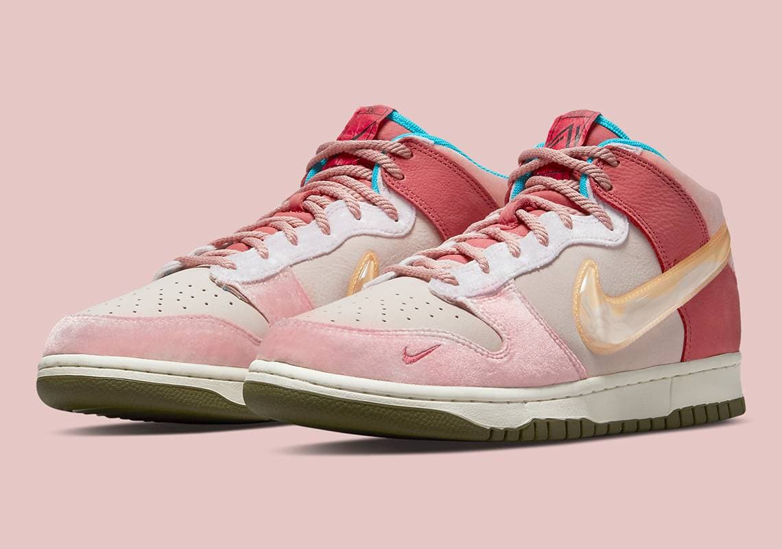 Social Status x Nike Dunk Mid "Chocolate Milk" Nike release photo