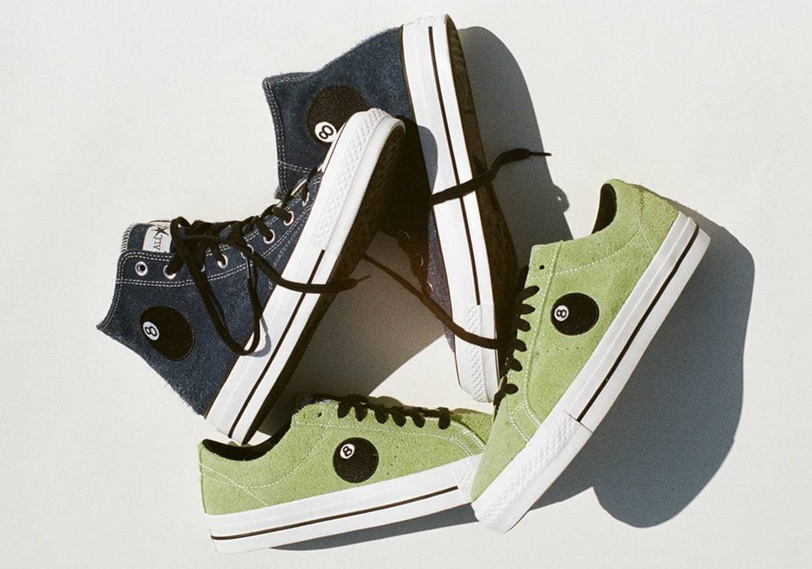 Stussy x Converse One Star Pro "8-Ball" release photo