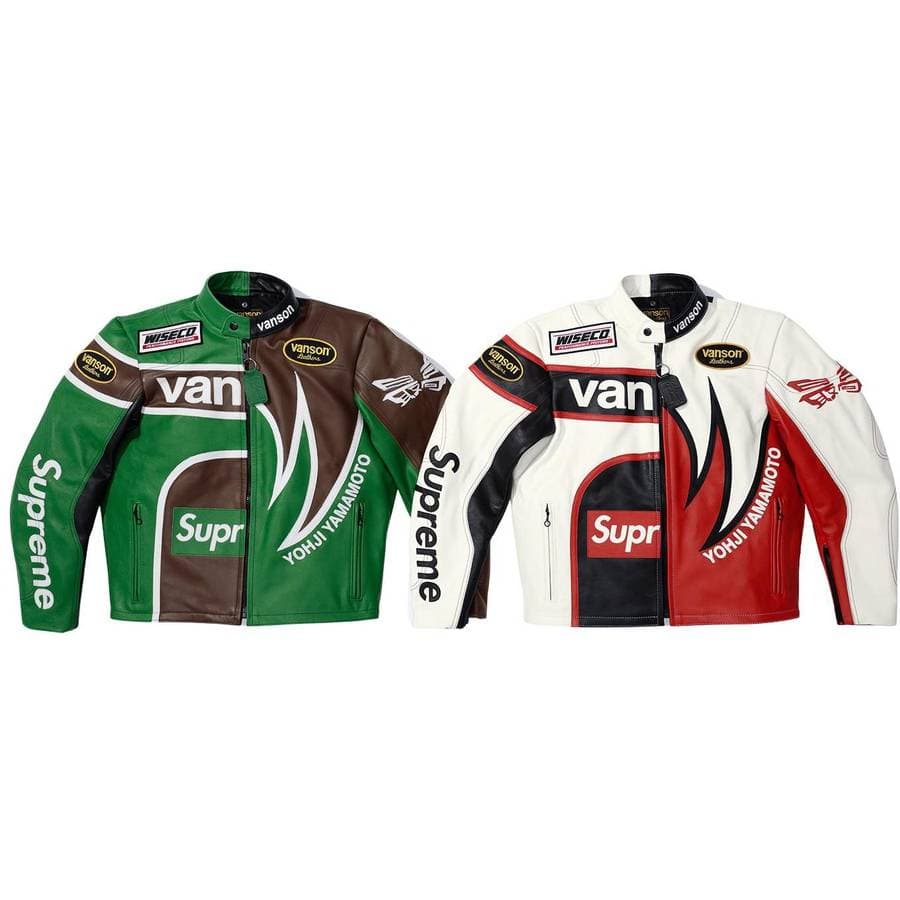 Supreme®/yohji Yamamoto® Vanson Leathers® Split Jacket release photo 1