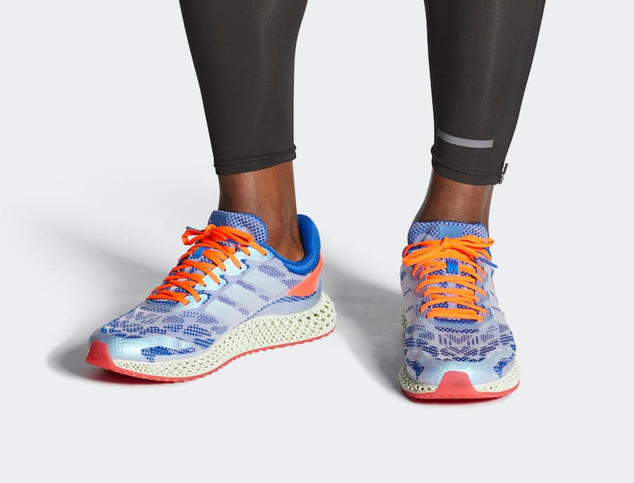 adidas 4D Run 1.0 “Glory Blue” release photo 2