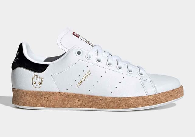 Guardians Of The Galaxy x adidas Stan Smith "Baby Groot And Gamora" adidas release photo