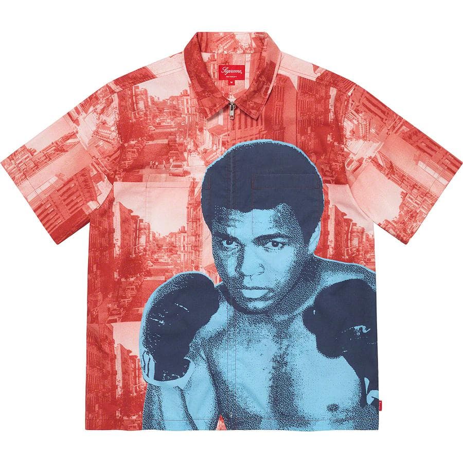 Supreme Muhammad Ali Zip Up S/S Shirt release photo 2
