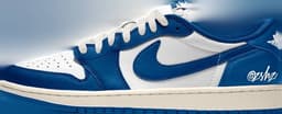 Air Jordan 1 Low OG Summit White / Storm Blue release thumbnail 1