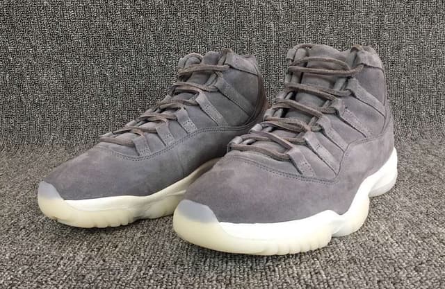 Air Jordan 11 Premium “Grey Suede” Jordan release photo