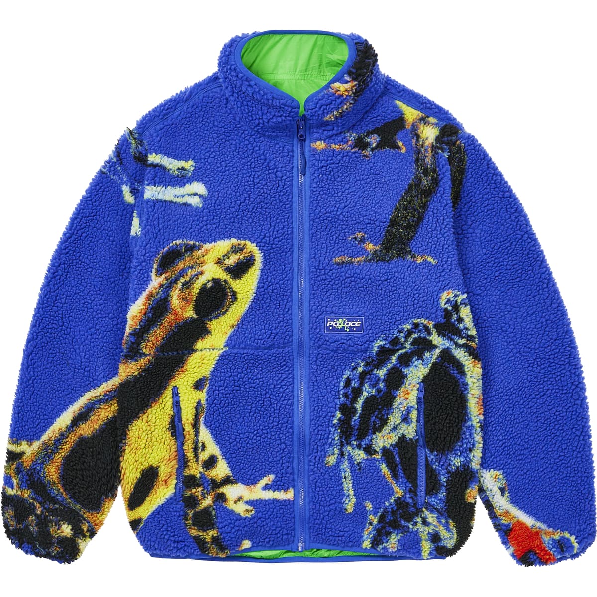 Frogger Reversible Fleece Blue release photo