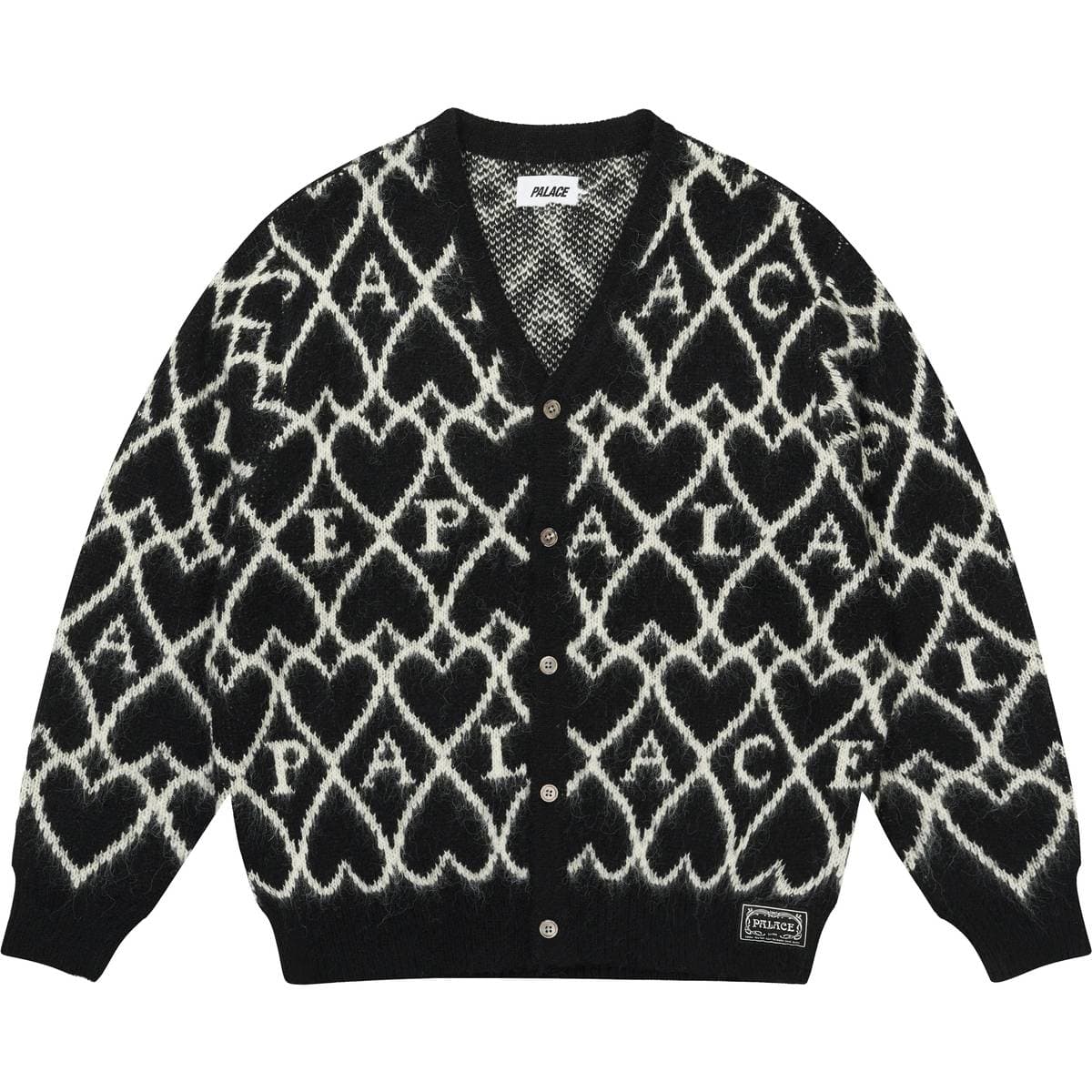 Hairy Heart Knit Black release photo