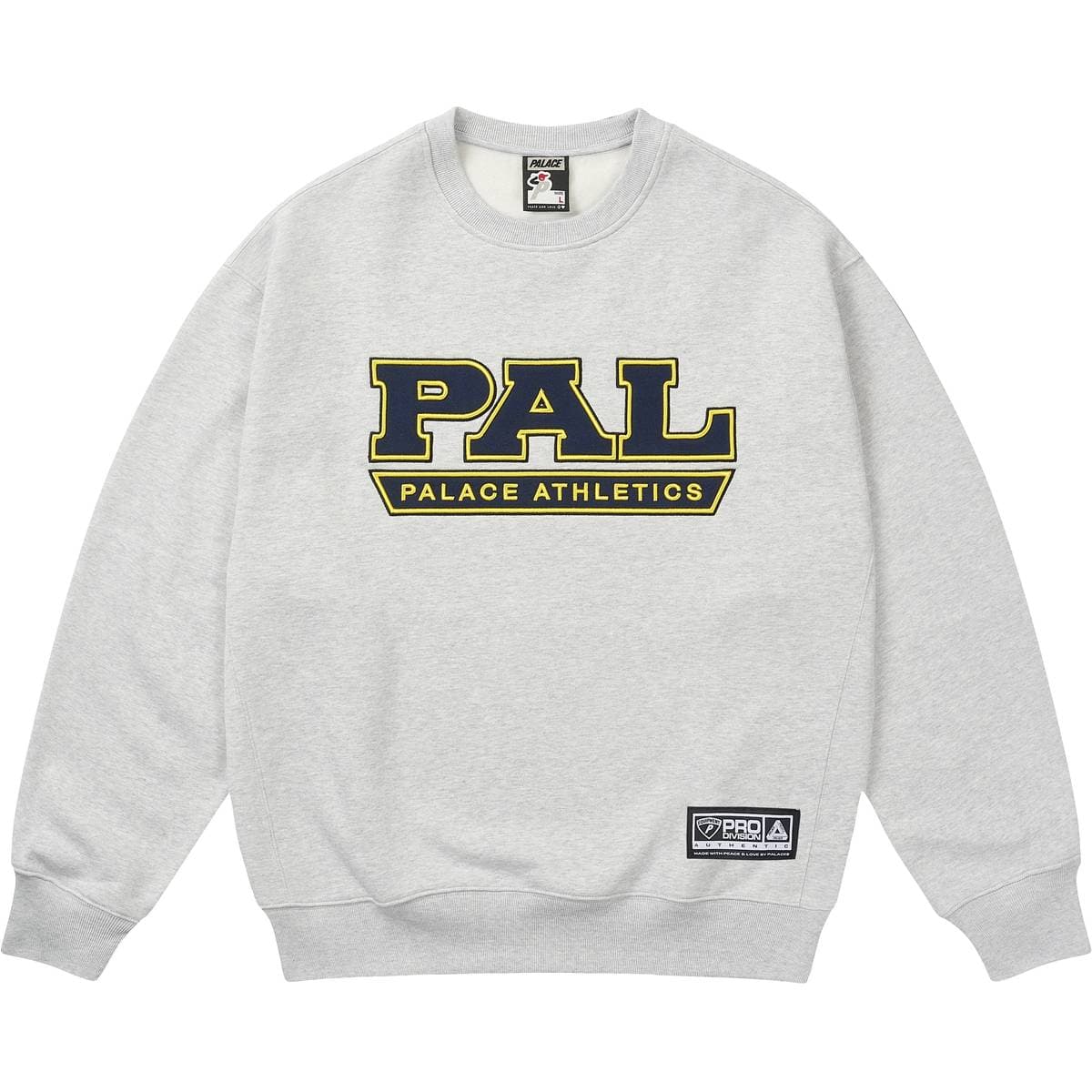 Pal Athletics Crew Grey Marl release photo