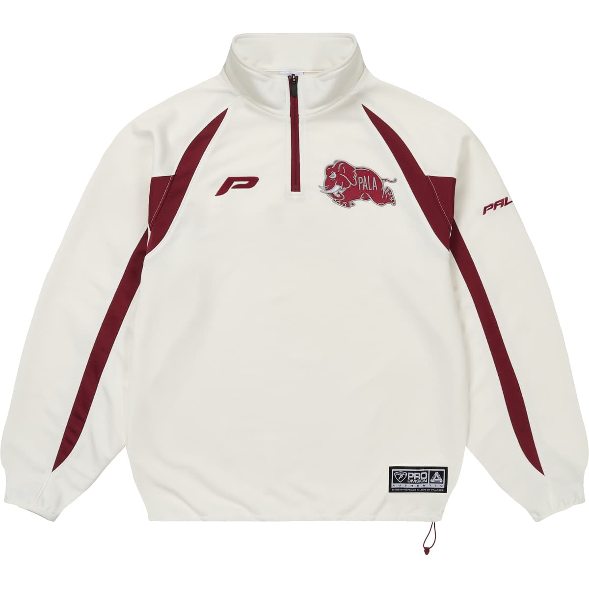 Palabama Quarter Zip White release photo