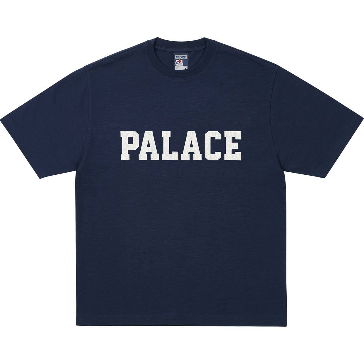 Palace College T-shirt Navy release photo