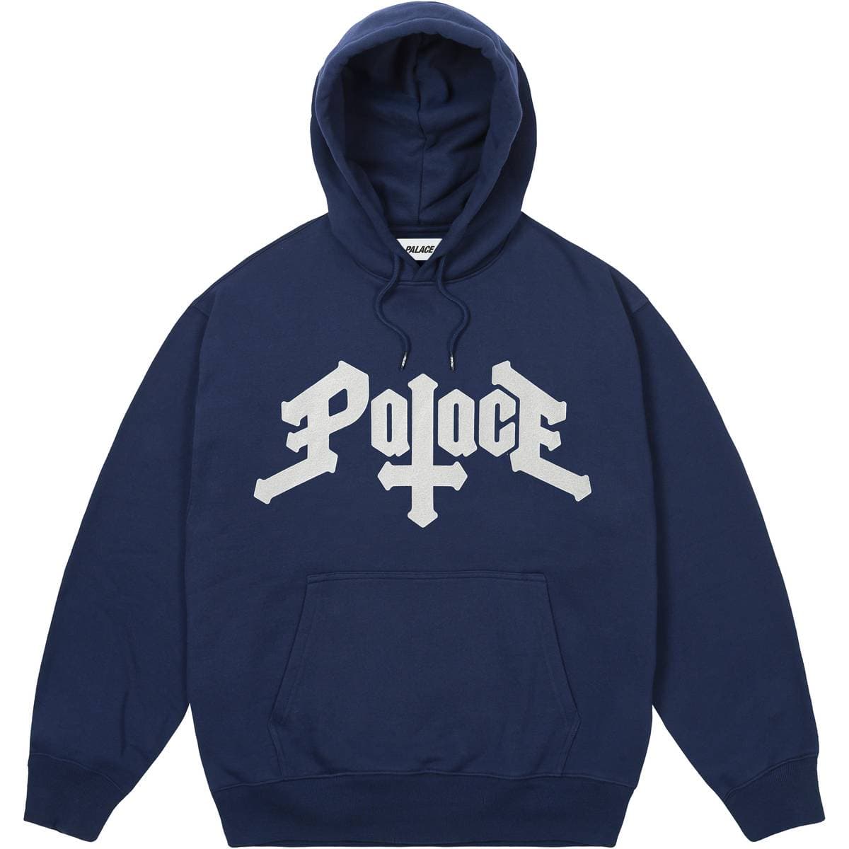 Palace Cross Hood Navy release photo 1