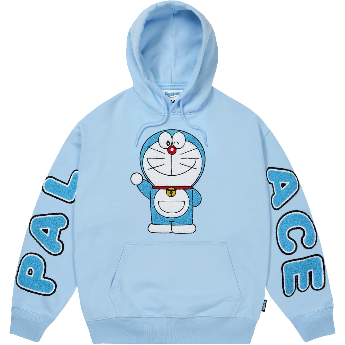 Palace Doraemon Hood Blue release photo