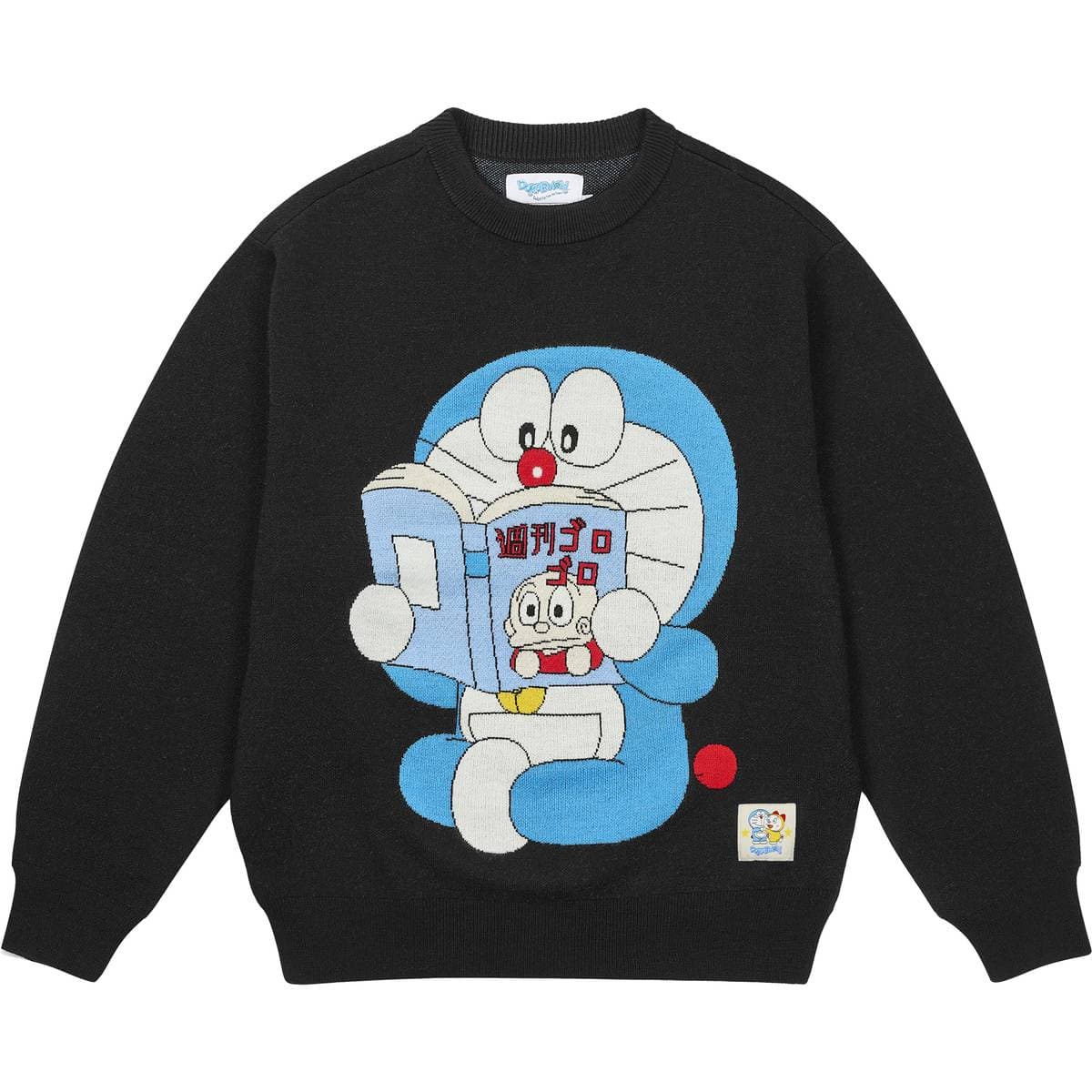 Palace Doraemon Knit Black release photo 1