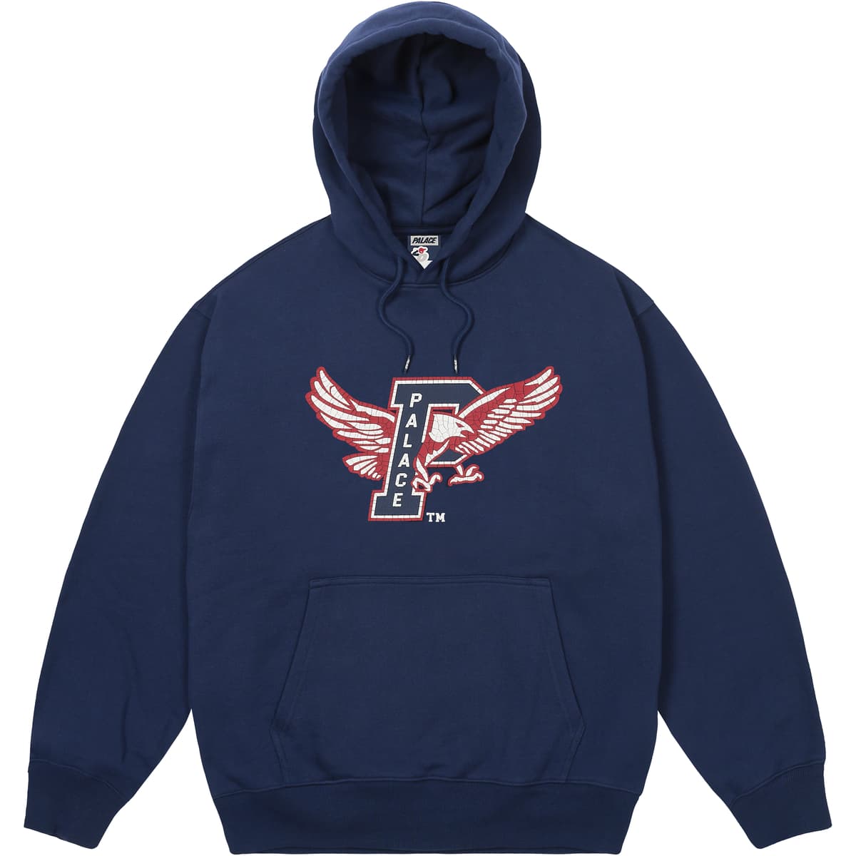 Palace Eagles Hood Navy release photo 1
