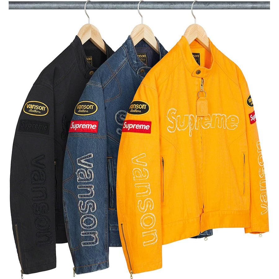 Supreme®/vanson Leathers® Cordura® Denim Jacket release photo 1